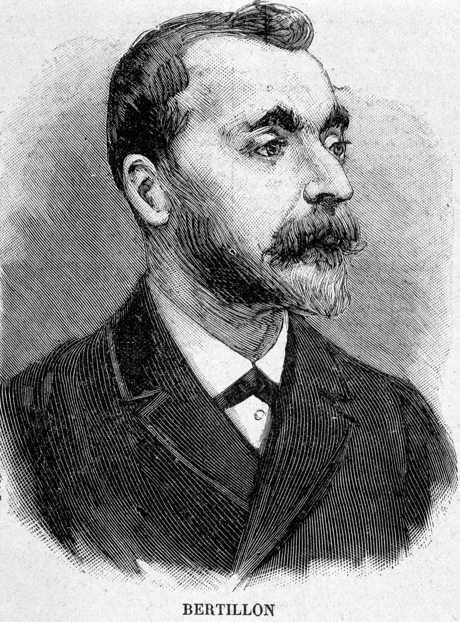 Alphonse Bertillon (1853-1914), französischer Gelehrter, Schöpfer der Anthropometrie von Unknown artist