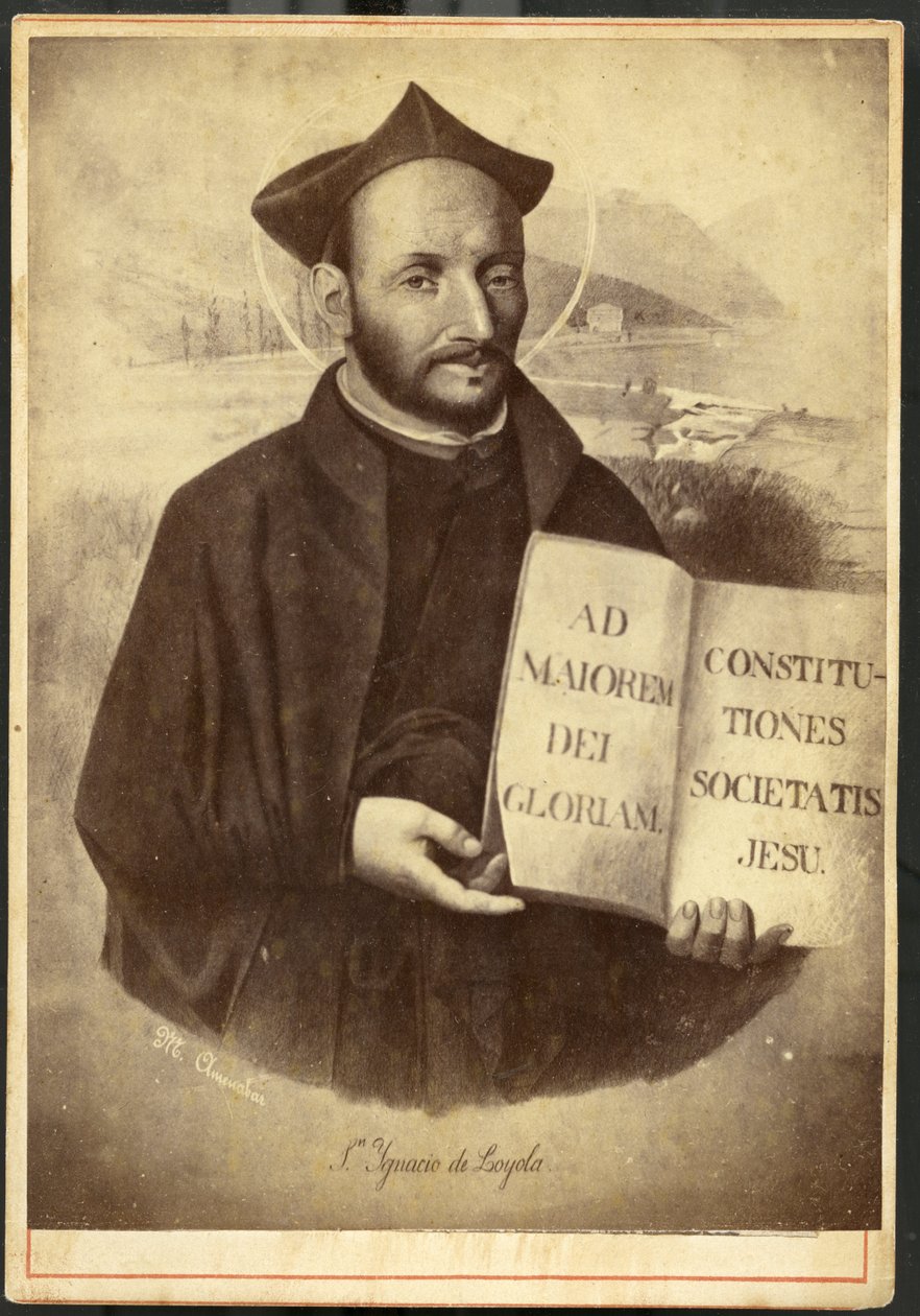 Azpeitia: Porträt von Ignatius von Loyola, Gründer der Gesellschaft Jesu und der Jesuiten von Unknown artist