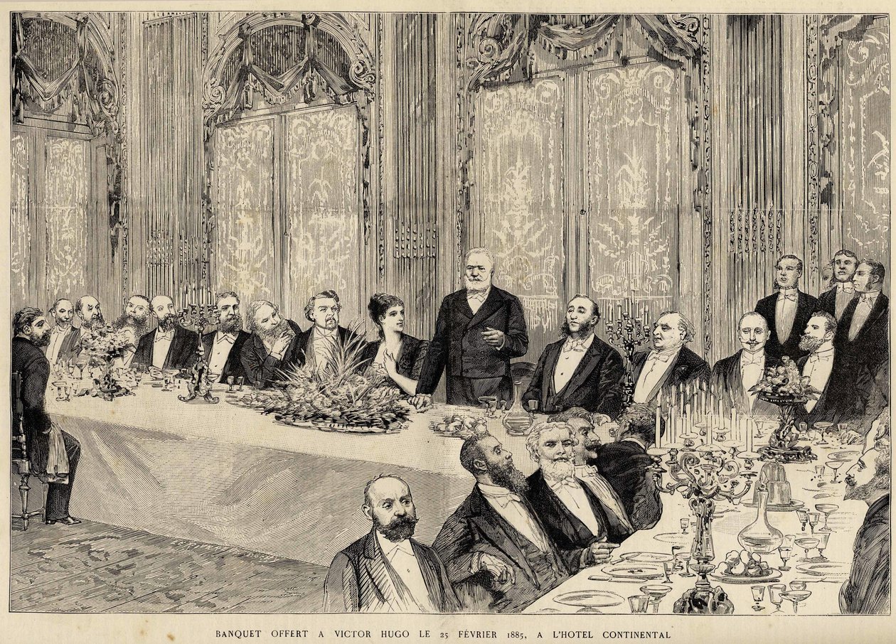 Bankett zu Ehren von Victor Hugo am 25. Februar von Unknown artist