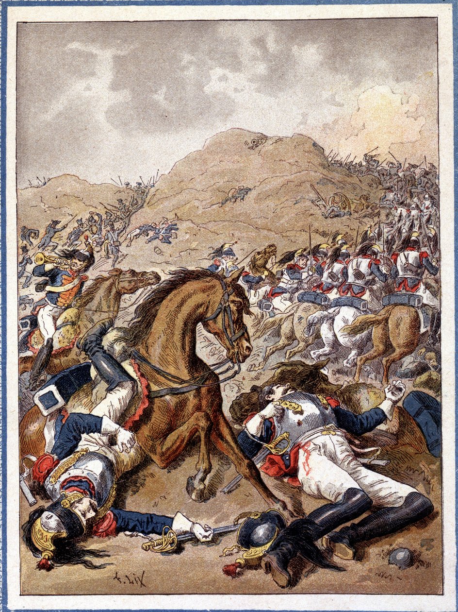 Schlacht von Moskowa (auch Schlacht von Borodino), 7. September 1812. von Unknown Artist