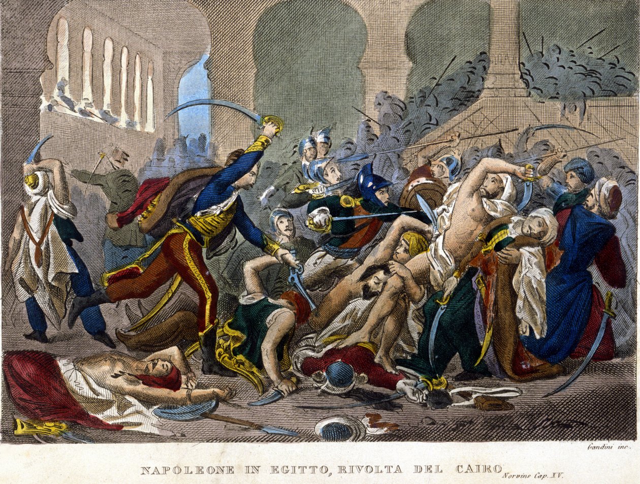 Ägyptenfeldzug (1798-1801), Napoleon in Ägypten: Kairoer Aufstand von Unknown artist