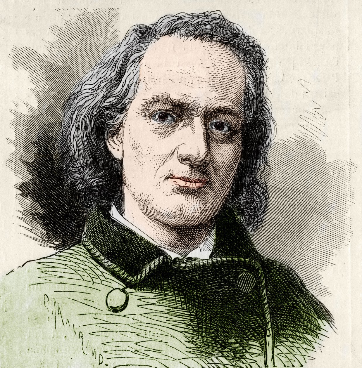 Charles Baudelaire, französischer Schriftsteller nach einem Foto von Carjat. von Unknown artist