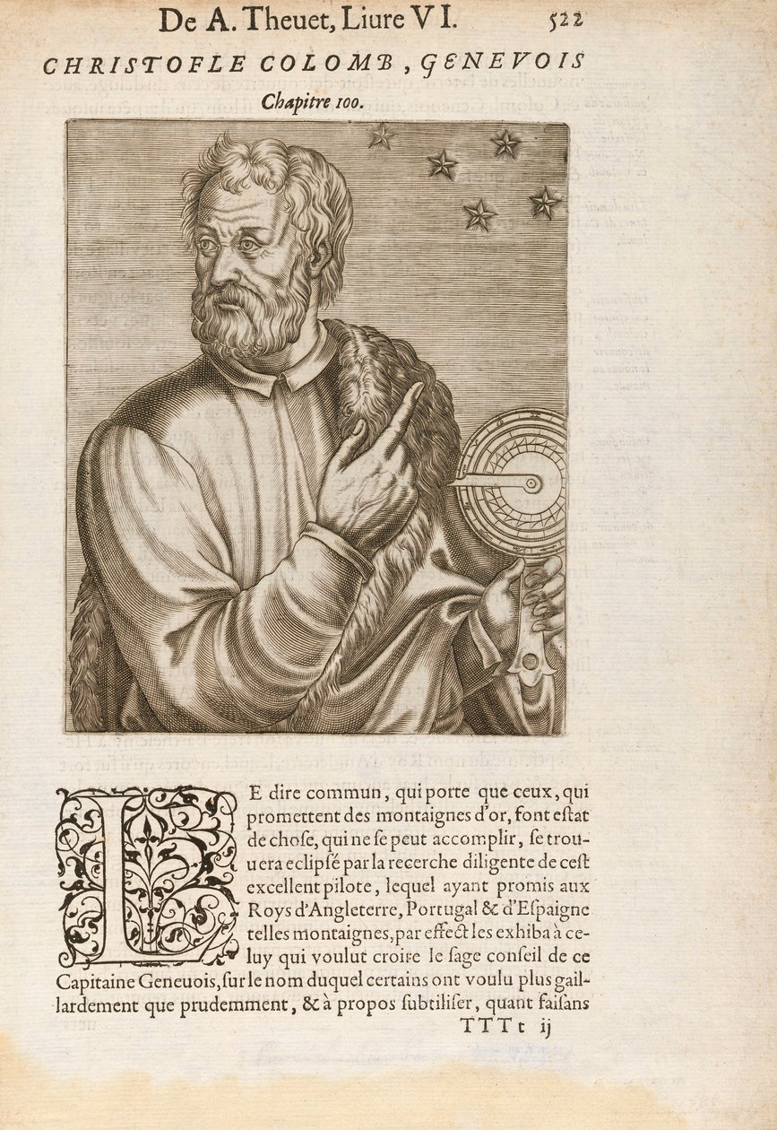 Christoph Kolumbus bei der Sternnavigation von Unknown artist
