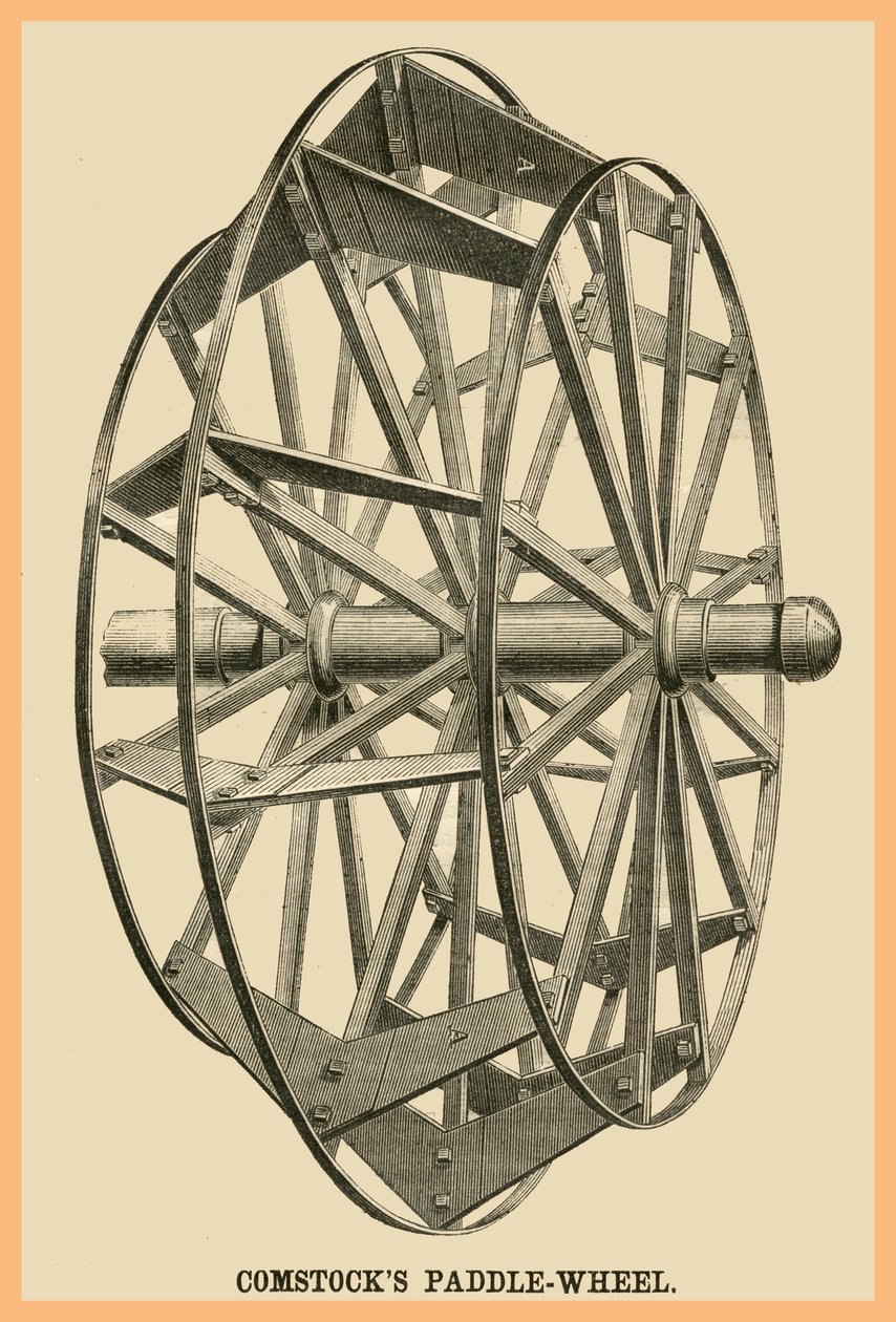 Comstocks Schaufelrad von Unknown Artist