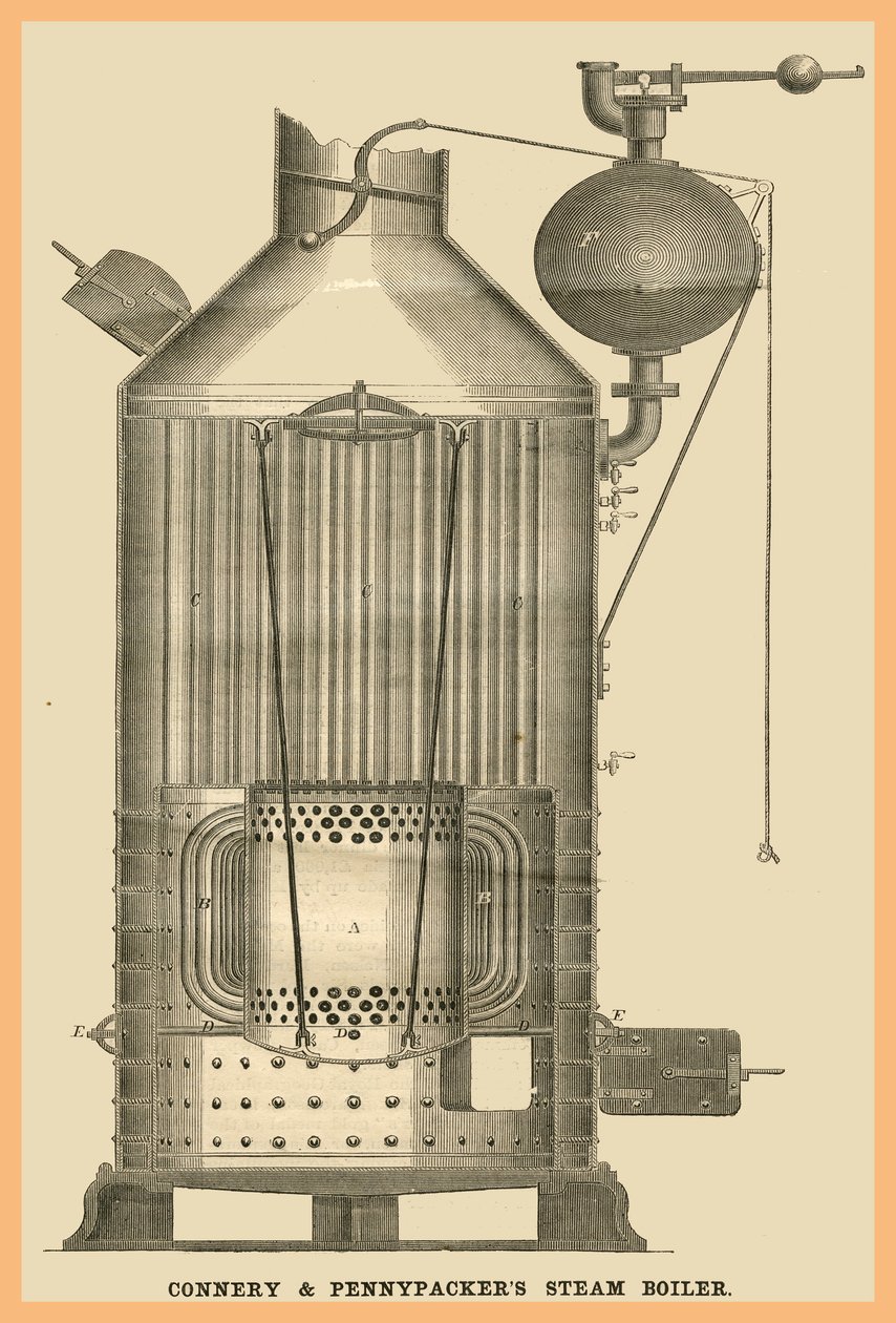 Connery - Packer Dampfkessel von Unknown Artist