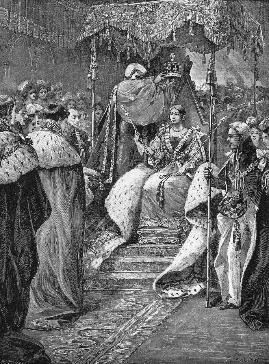 Krönung von Königin Victoria I. von England, London, Westminster Abbey, 28. Juni von Unknown artist
