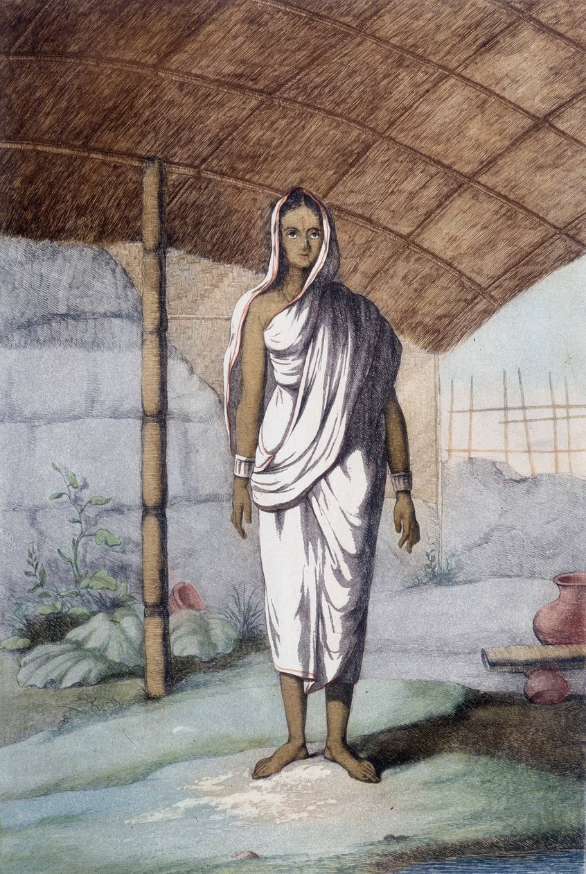 Kultur, Zivilisation und indische Gesellschaft: Frau der unteren Kaste von Unknown artist
