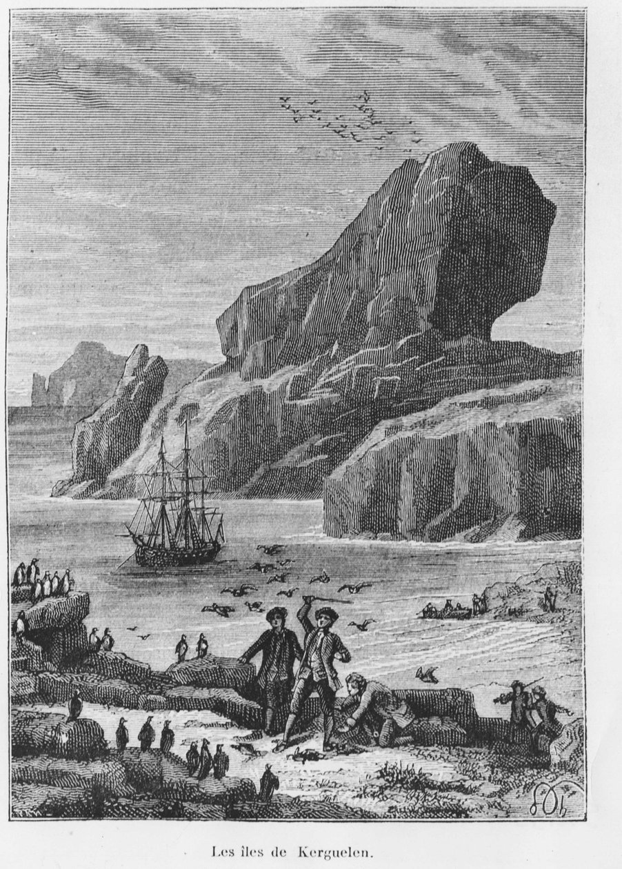 Entdeckungen und Erkundungen: die Kerguelen-Inseln - in 