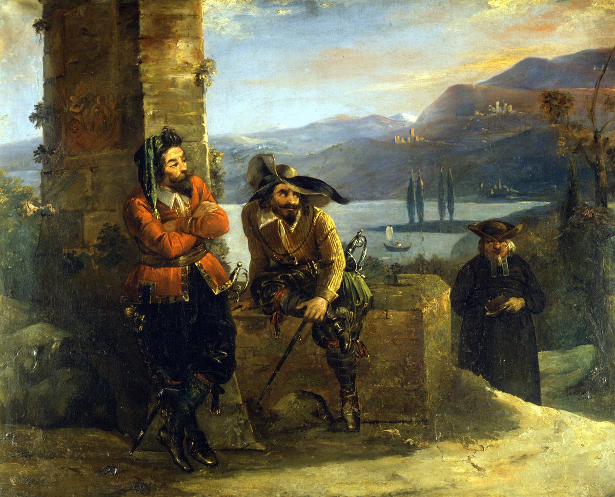 Don Abbondio in „Die Braut“ (I promessi Sposi) von Alessandro Manzoni von Unknown artist
