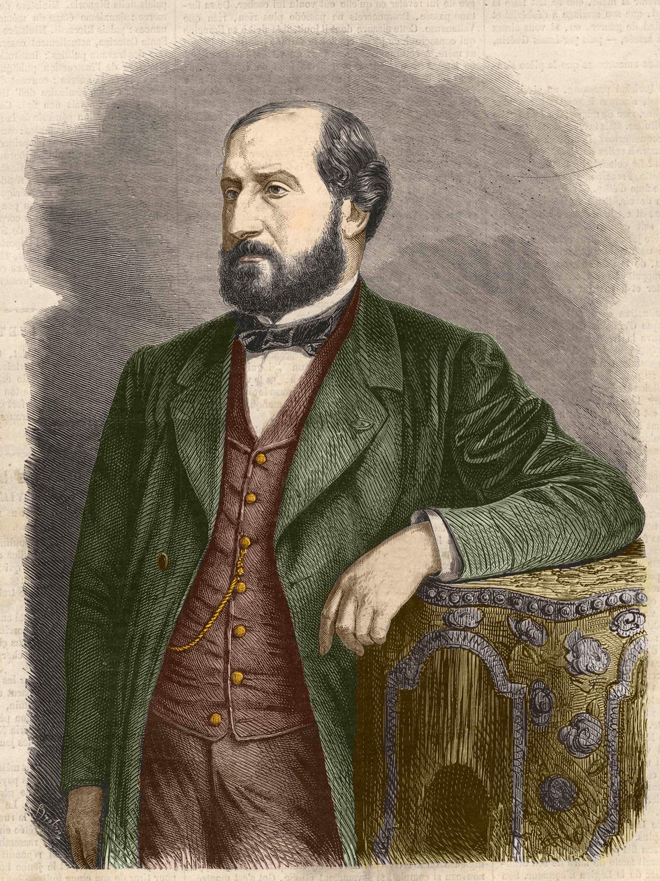 Emile Augier, französischer Dramatiker (1820 - 1889) von Unknown artist