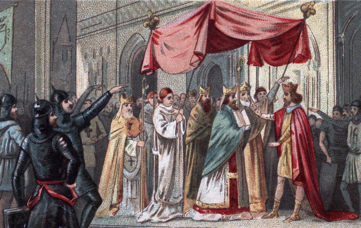 Eudes (Odon) (ca. 860 - 898), Graf von Paris und Troyes, gewählter König von Frankreich von Unknown artist