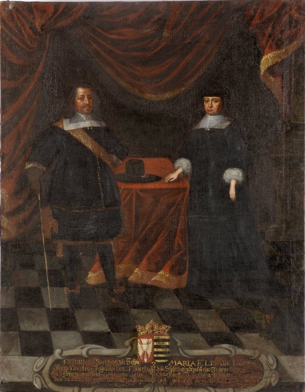 Frederic III von Holstein-Gottorp und Marie Elisabeth von Sachsen von Unknown artist