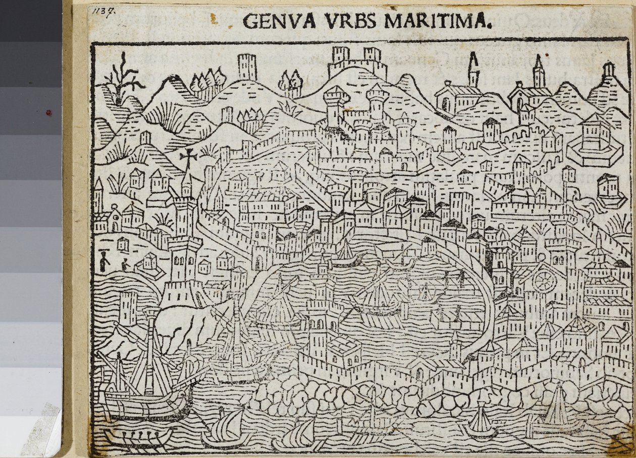 Genua urbs maritima, aus 