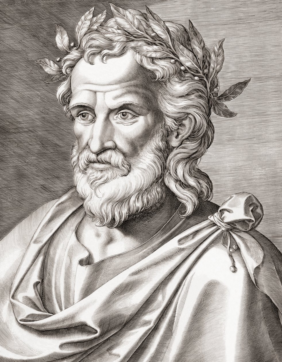 Homer. Porträt. von Unknown artist