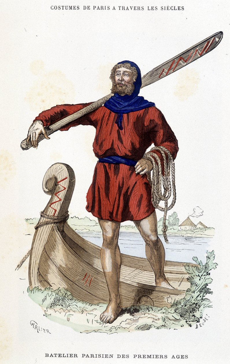 In Paris durch die Jahrhunderte von Knee-Lac von Unknown artist