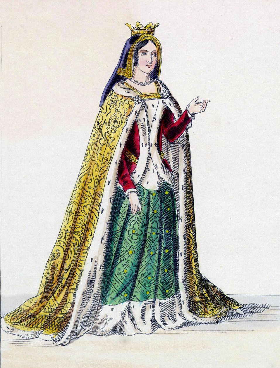 Isabella I. von Kastilien, bekannt als die Katholische (1451-1504), Königin von Kastilien. von Unknown artist