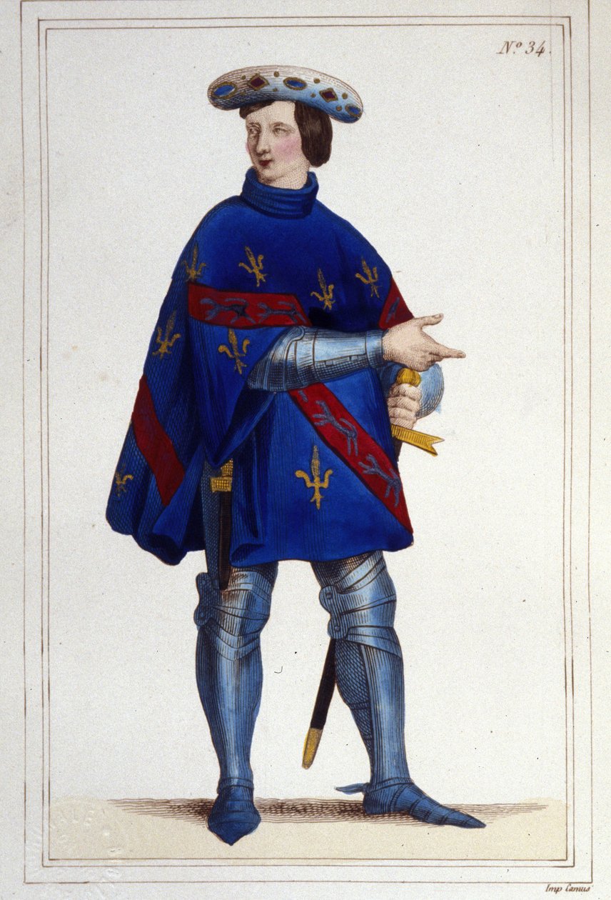 Jacques de Bourbon, Graf von La Marche, Konstabler von Frankreich im Jahr 1354 (? -1361) von Unknown artist