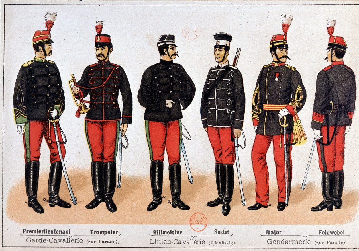 Japanische Armee, spätes 19. Jahrhundert von Unknown artist