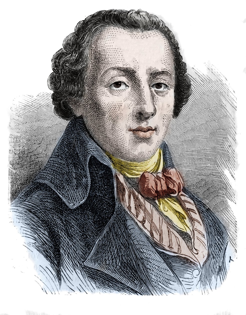 Jean-Antoine (Jean Antoine) Roucher (1745-1794), französischer Dichter von Unknown artist