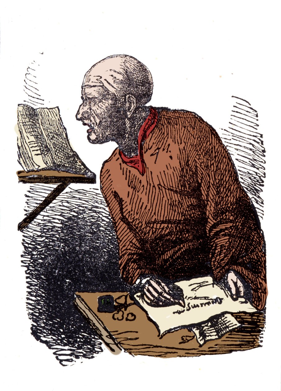 John Duns Scotus (1265? -1308), auch bekannt als Jean Duns Scott oder Jean Duns Scot, franziskanischer Philosoph von Unknown artist