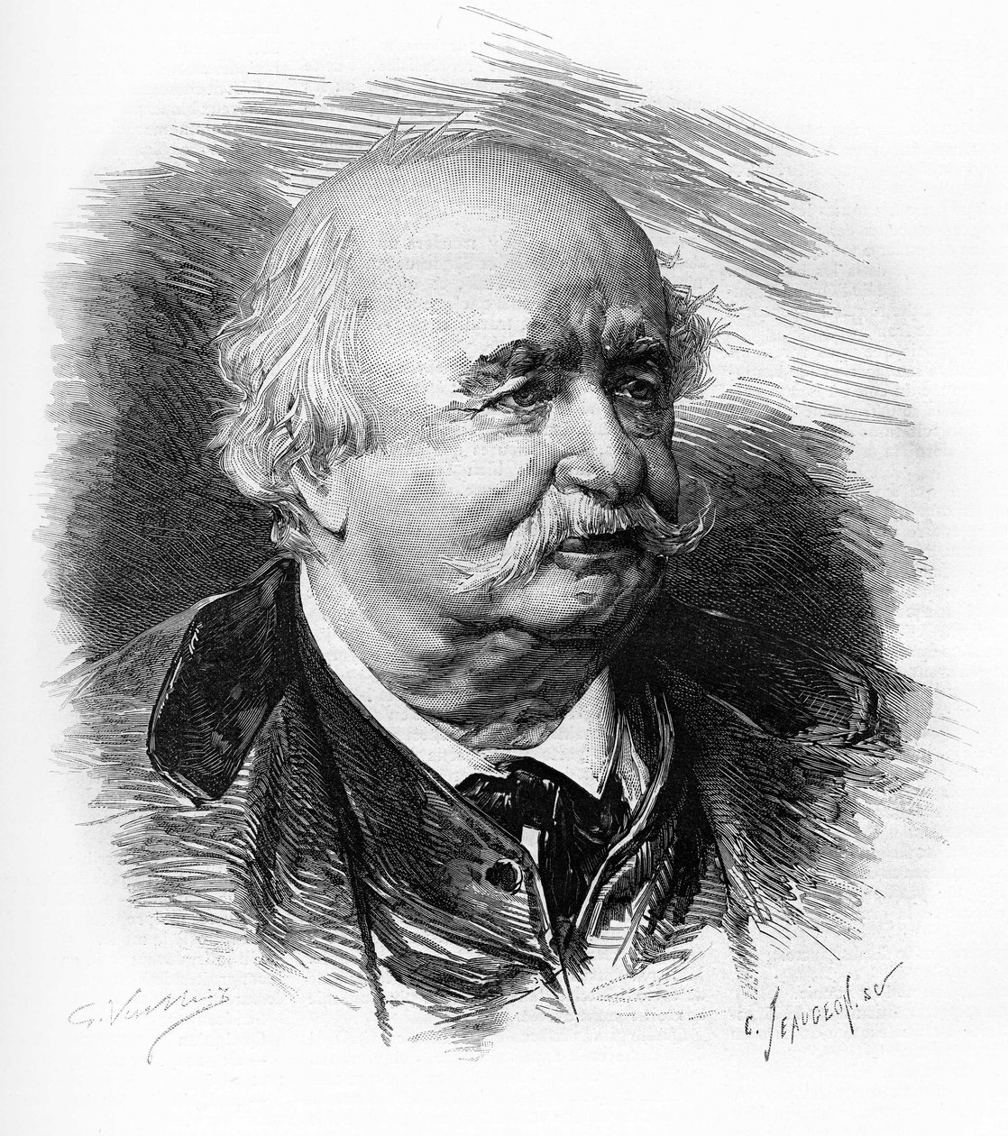 Jules Sandeau (1811-1883), französischer Schriftsteller, Romanautor und Dramatiker von Unknown artist