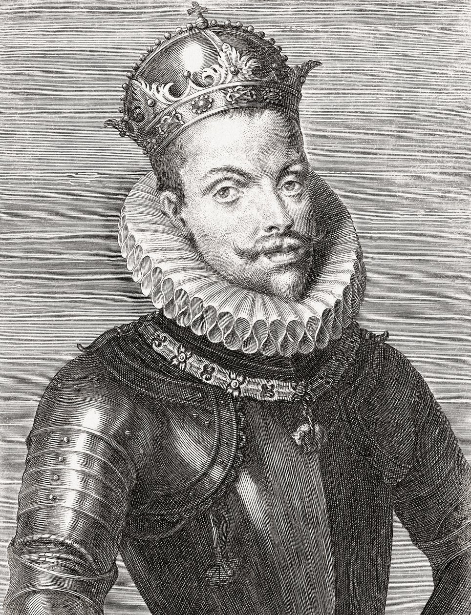 König Philipp III. von Spanien und als Philipp II., König von Portugal. Porträt. von Unknown artist