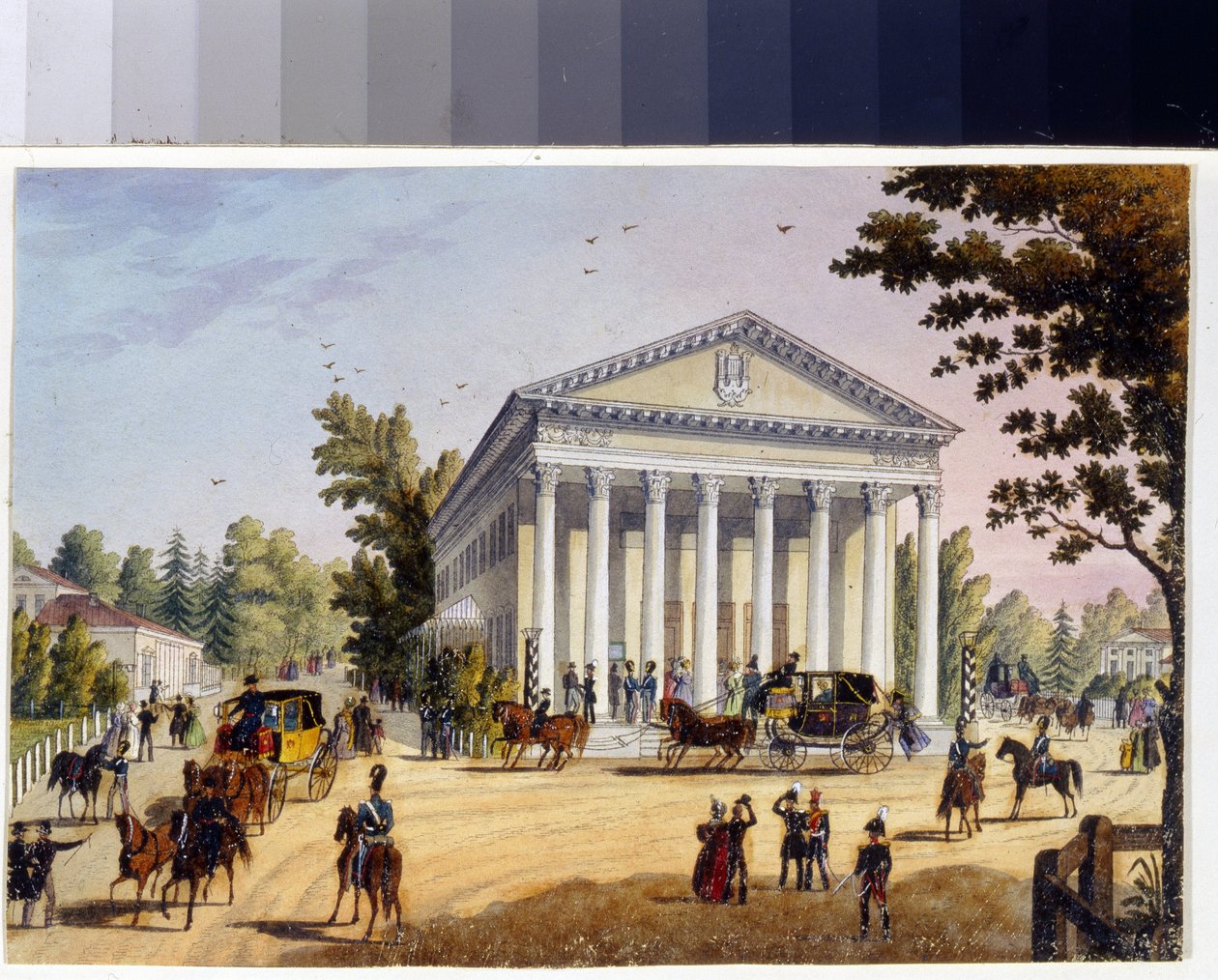 Das Sommertheater auf der Insel Kamenny in Sankt Petersburg (Album von Marie Taglioni) von Unknown artist