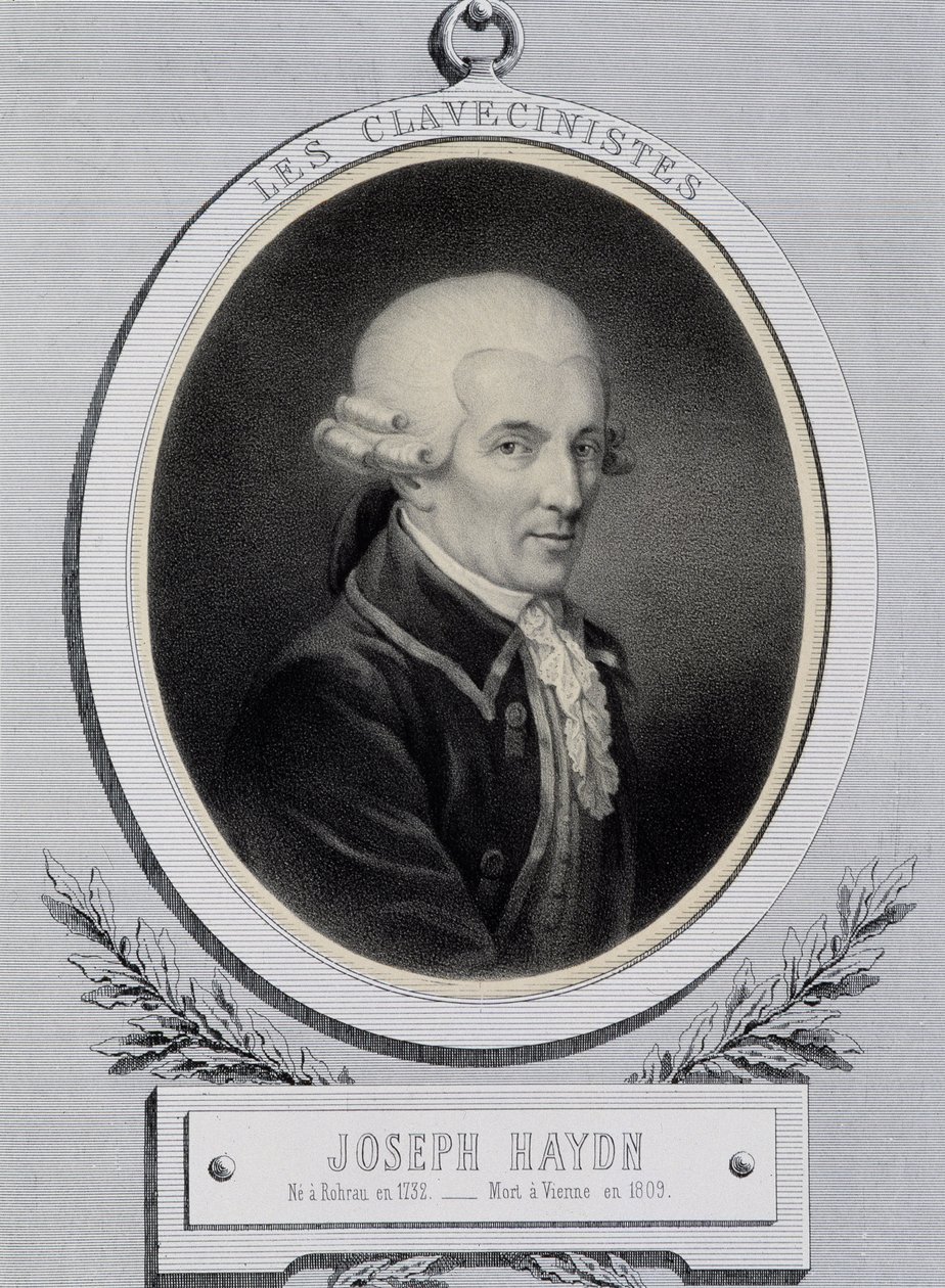 Medallion-Porträt des Musikers Franz Joseph Haydn (1732-1809) von Unknown artist