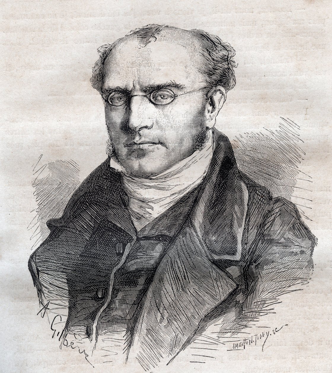 Louis-Chrysostome Michel de Bourges 1797-1853 französischer Anwalt und Politiker. von Unknown artist