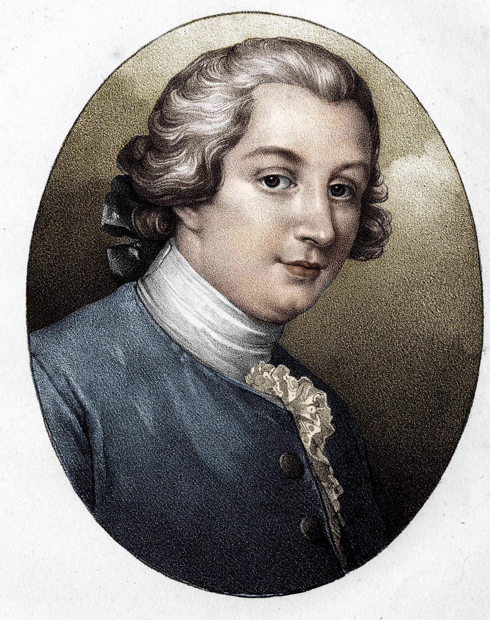 Louis Gresset (1709-1777), französischer Schriftsteller. von Unknown artist