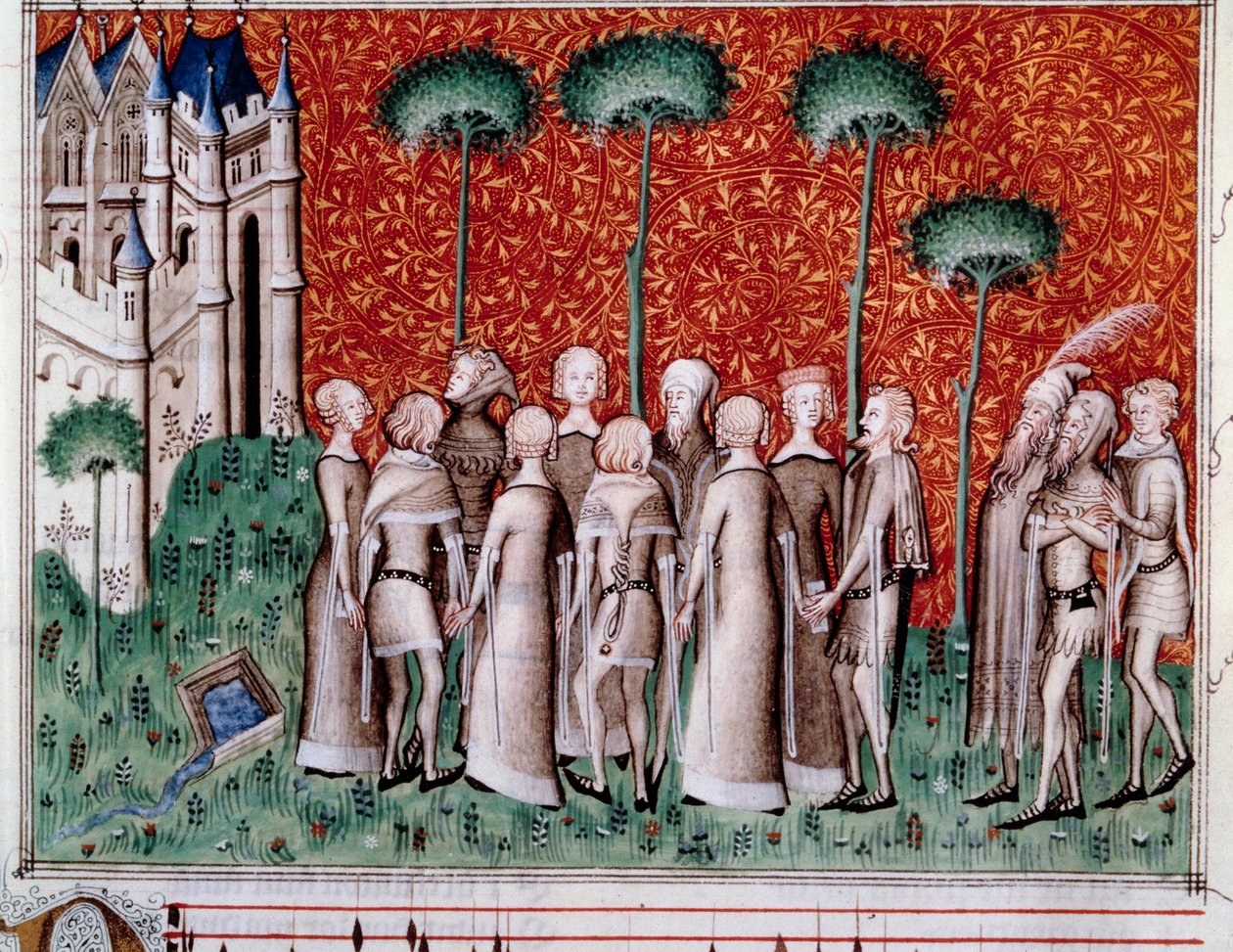 Machaut findet seine Dame von Unknown artist