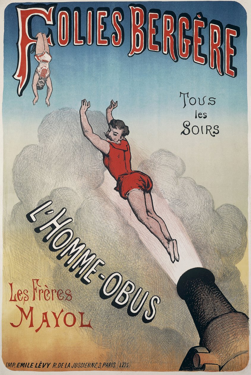 Magazine (Musikhalle) - Folies-Bergère. Jeden Abend der Mann-Muschel von Unknown artist