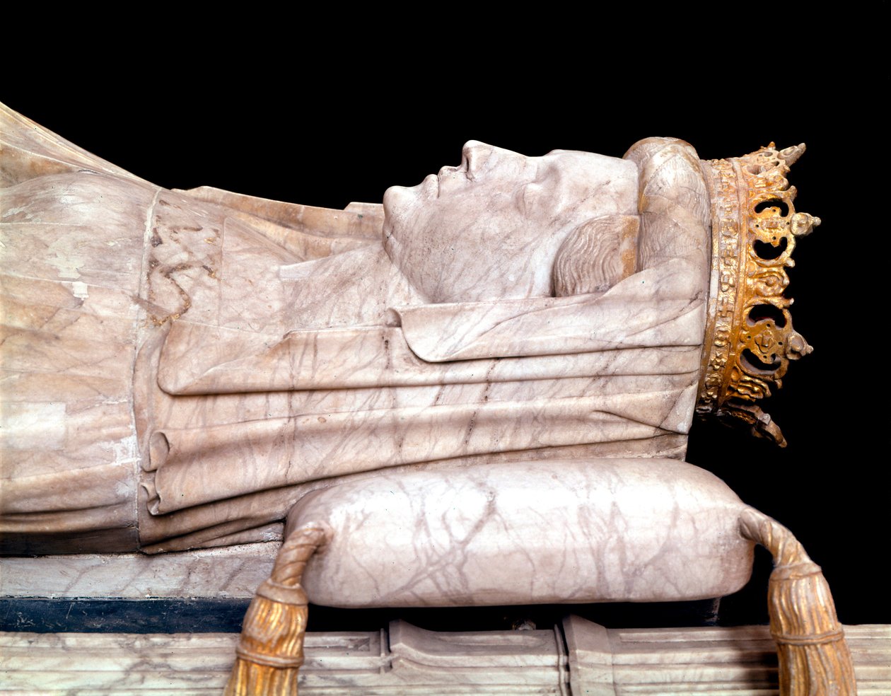 Margarethe I. von Dänemark - Liegende Königin Margarethe I. von Dänemark (1353-1412). Chor der Kathedrale von Roskilde, Dänemark von Unknown artist