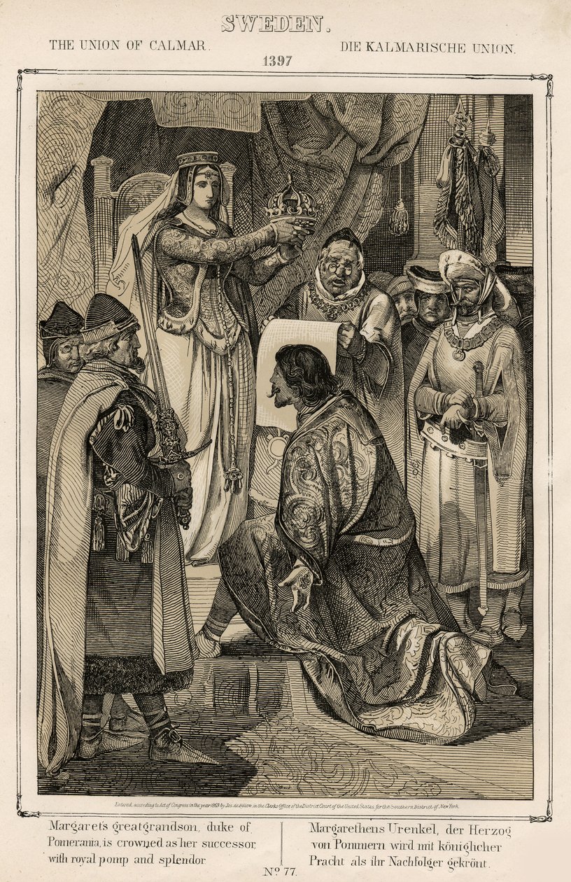 Margarete I. von Dänemark, Norwegen und Schweden - Die Union von Kalmar von Unknown artist