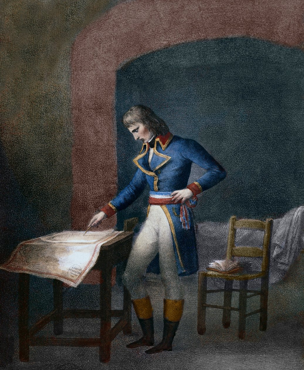 Napoleon I Bonaparte (1769-1821) im Fort Carré d