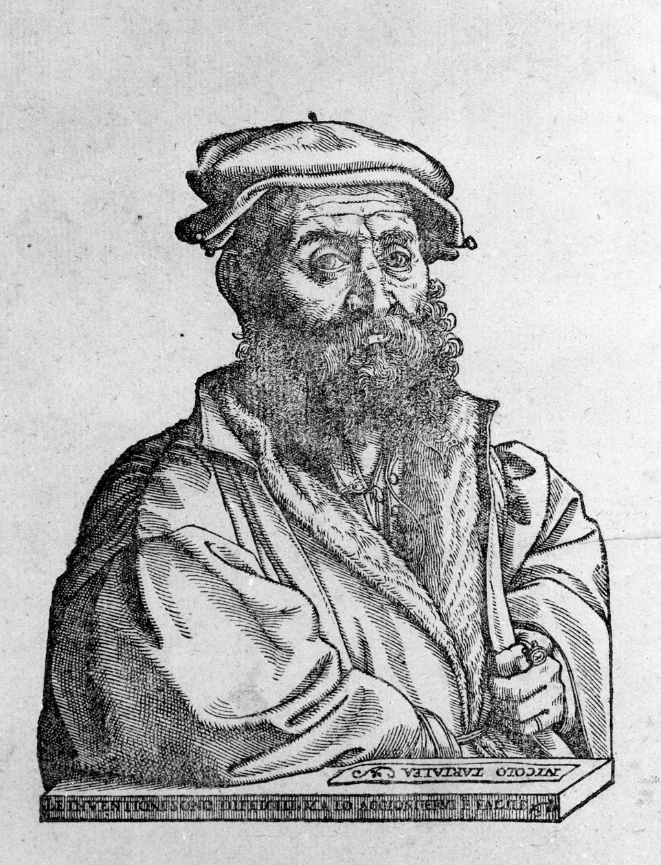 Nicolo (Niccolo) Tartaglia (1499 - 1557), italienischer Mathematiker von Unknown artist