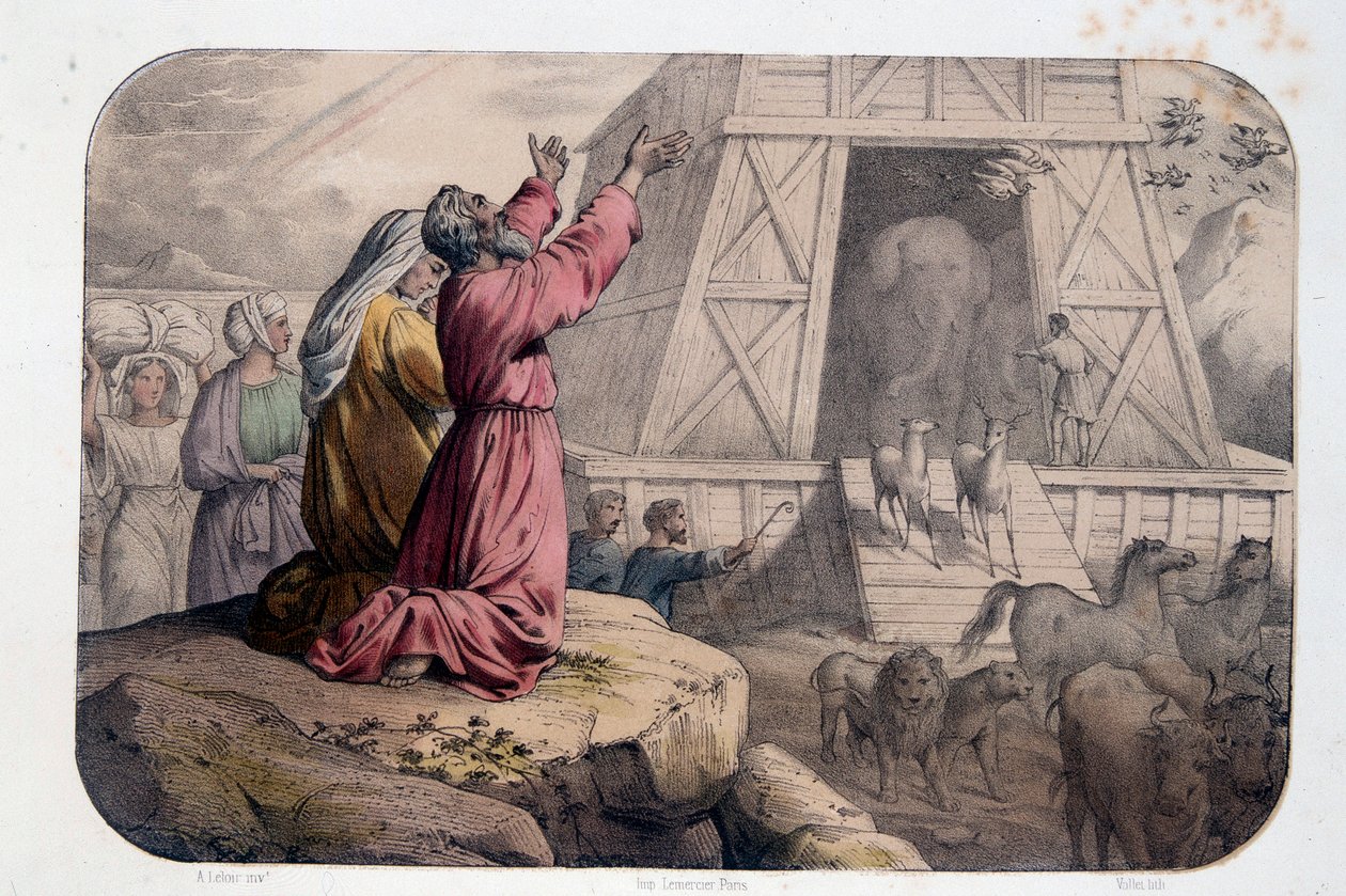 Noahs Arche - Der Auszug aus Noes Arche - Bibel von Unknown artist