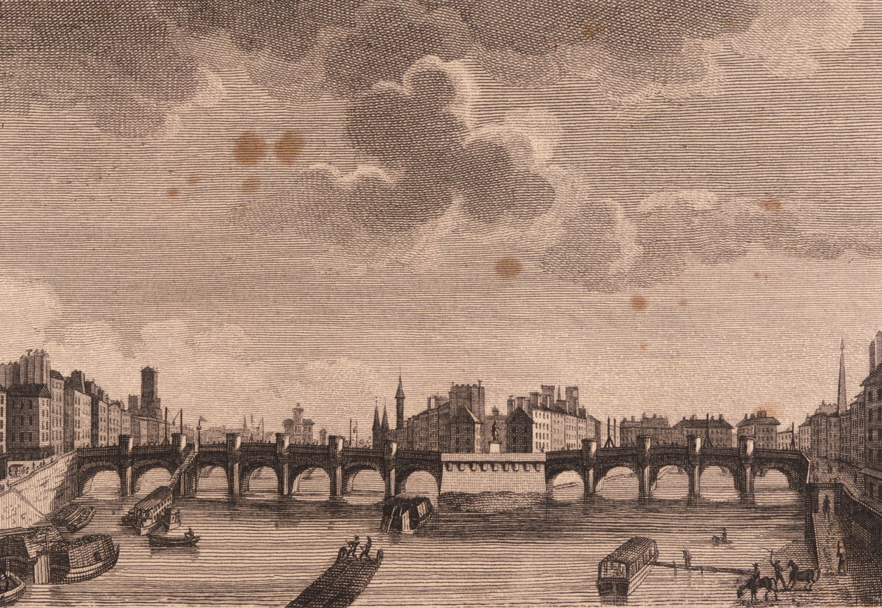 Paris, Pont Neuf und die Île de la Cité an der Seine von Unknown artist