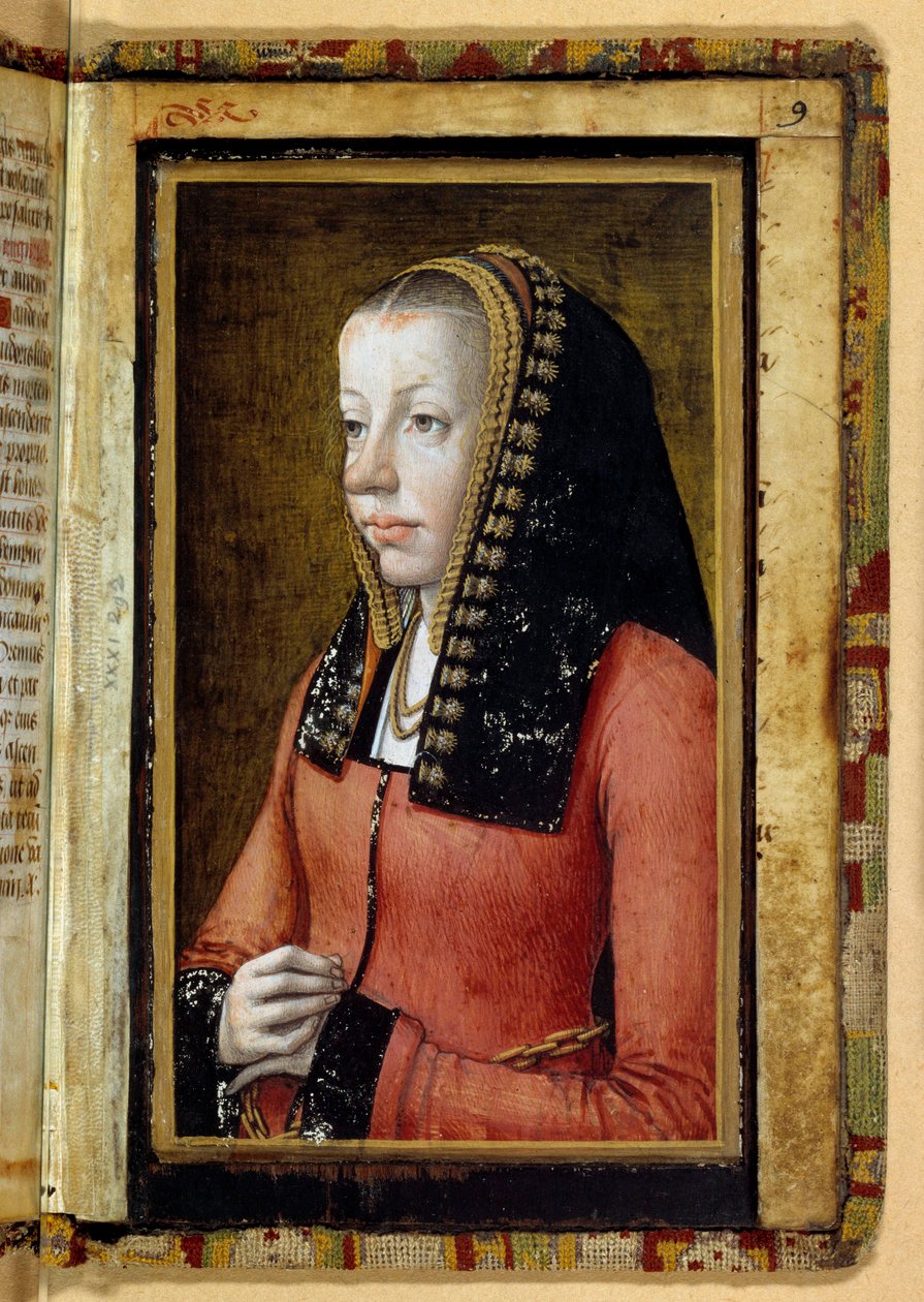 Vermutliches Porträt von Anne de Bretagne, Königin von Frankreich von Unknown artist