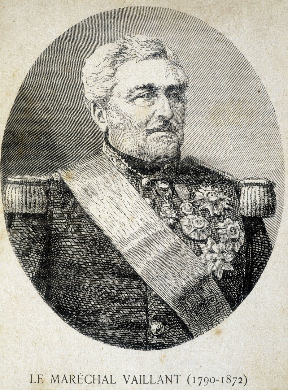 Porträt von Maréchal Vaillant (1790 - 1872) - in „Les Contemporains“ von Unknown artist