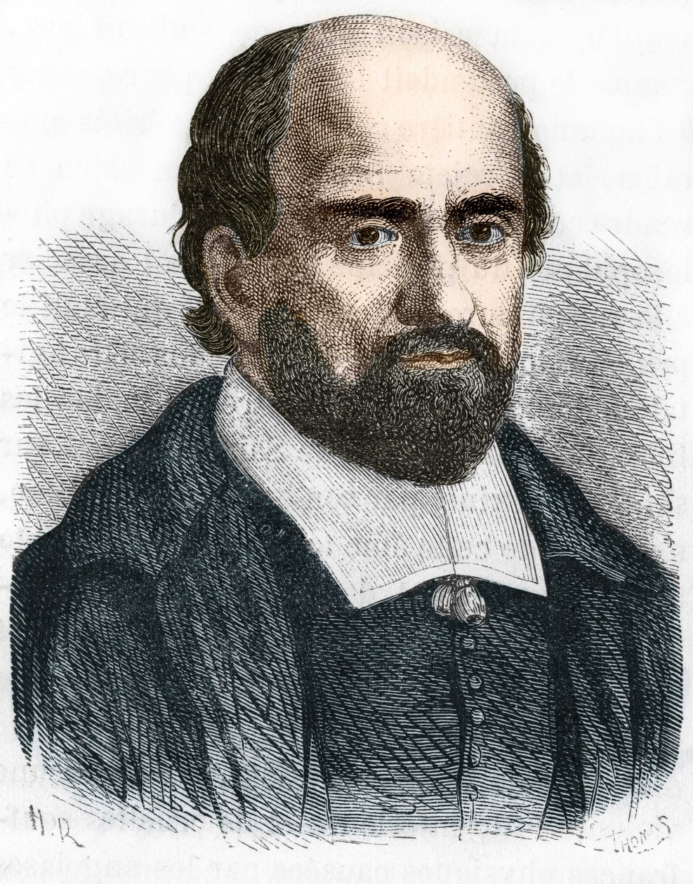 Porträt von Jean Duvergier de Hauranne, Abt von Saint Cyran von Unknown artist