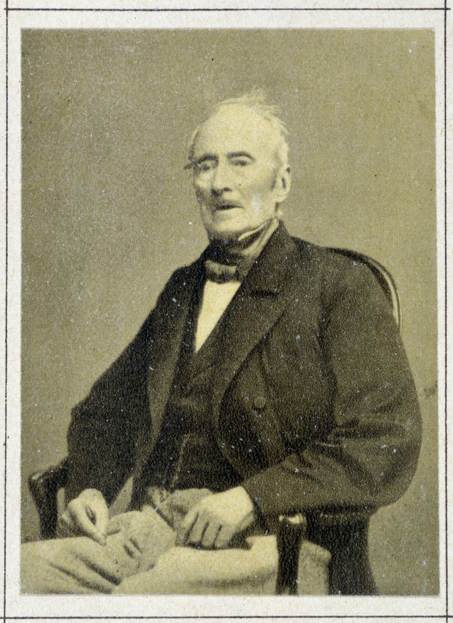 Porträt von Alphonse de Lamartine (1790 - 1869), 1867 von Unknown artist