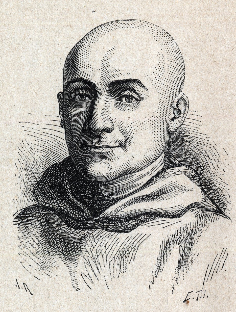 Porträt von Antoine Christophe Gerle (1736-1801) französischer Geistlicher. von Unknown artist