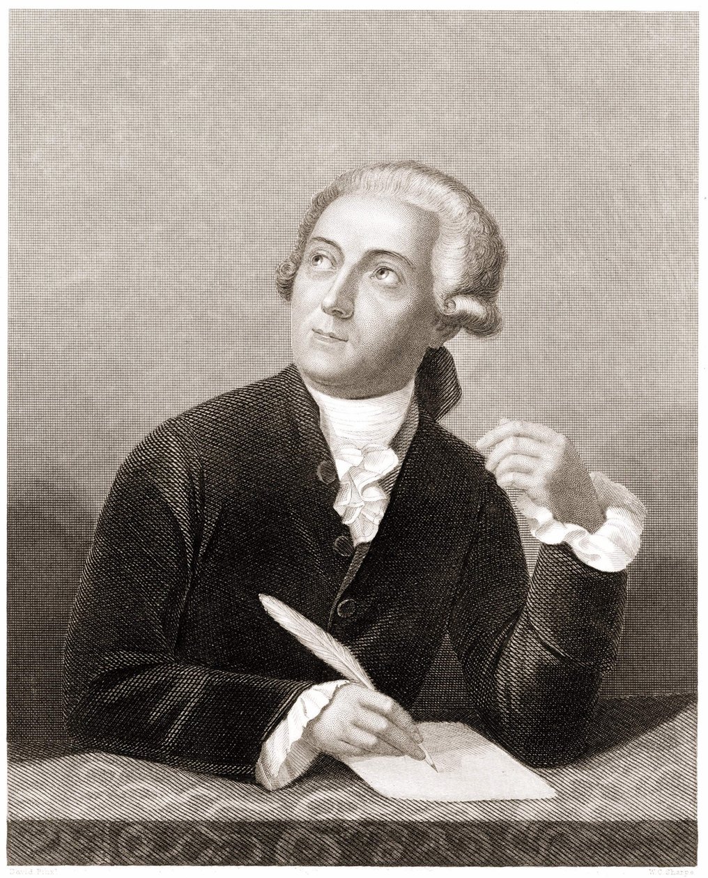 Porträt von Antoine Laurent de Lavoisier (1743-1794) von Unknown artist