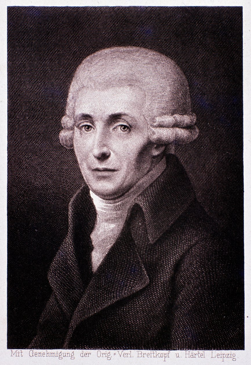 Porträt des österreichischen Komponisten Joseph Haydn (1732-1809) von Unknown artist