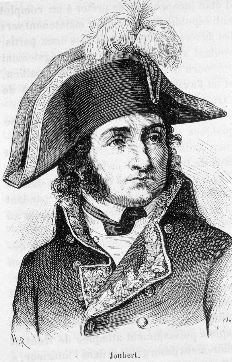 Porträt von Barthelemy Catherine Joubert (1769-1799), französischer General, gefallen in der Schlacht von Novi von Unknown artist