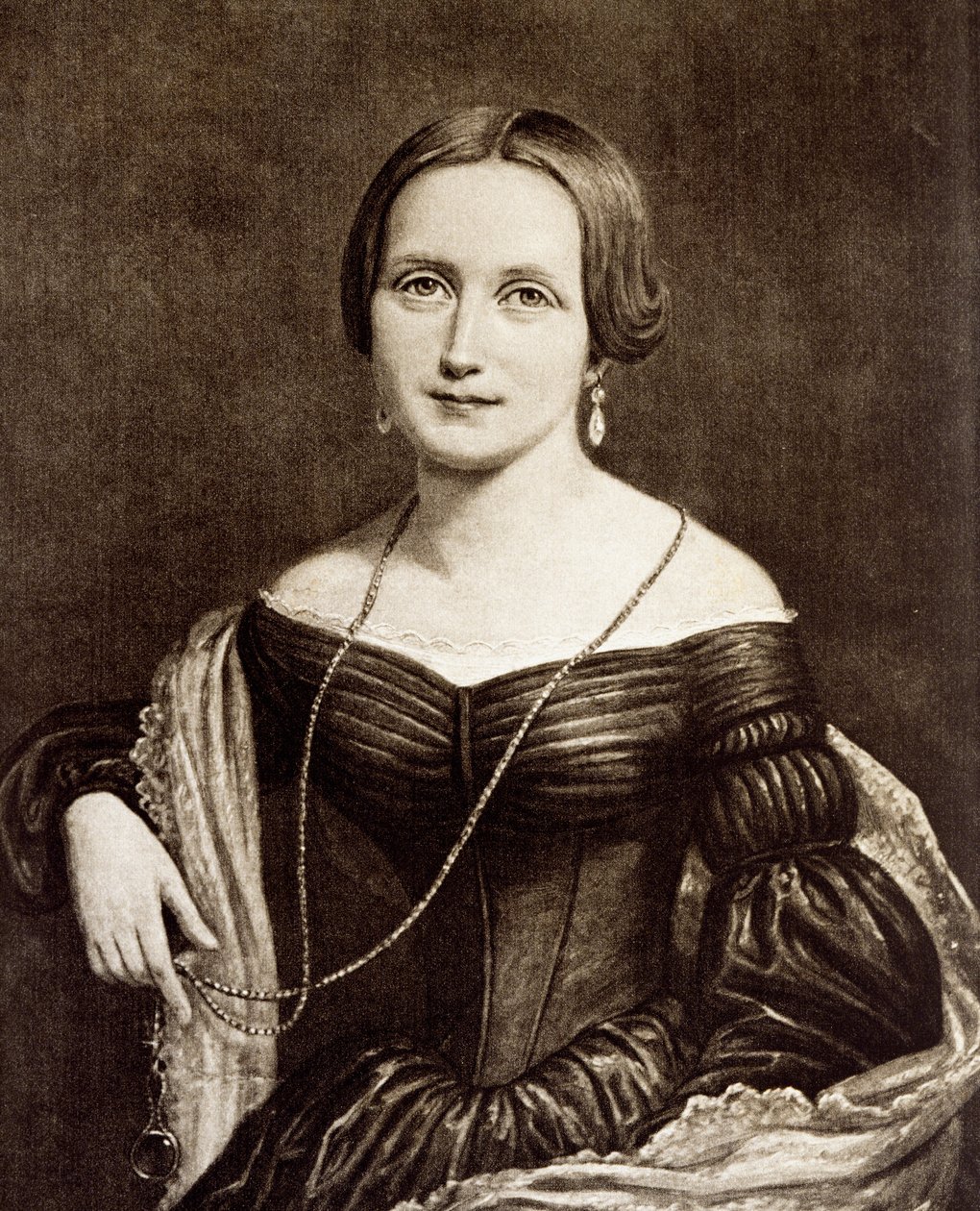 Porträt von Camilla Collet von Unknown artist