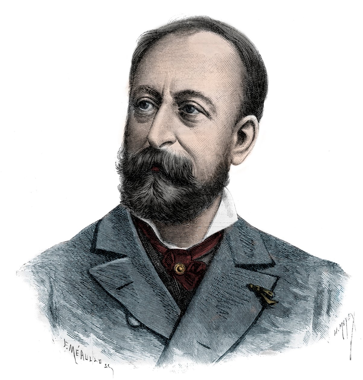 Porträt von Camille Saint-Saens von Unknown artist