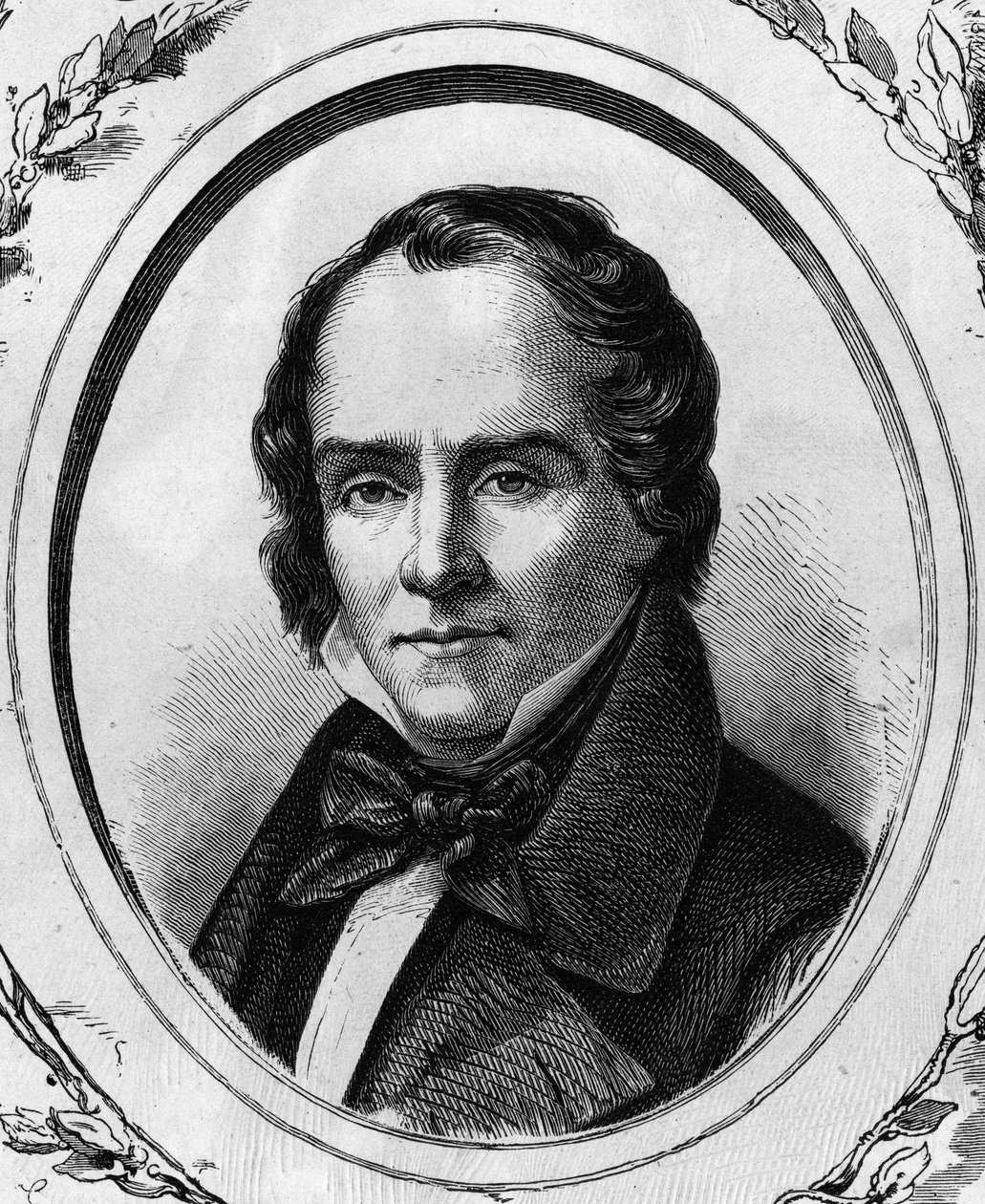 Porträt von Casimir Delavigne, französischer Dichter und Dramatiker (1793-1843). Gravur von 1866 von Unknown artist