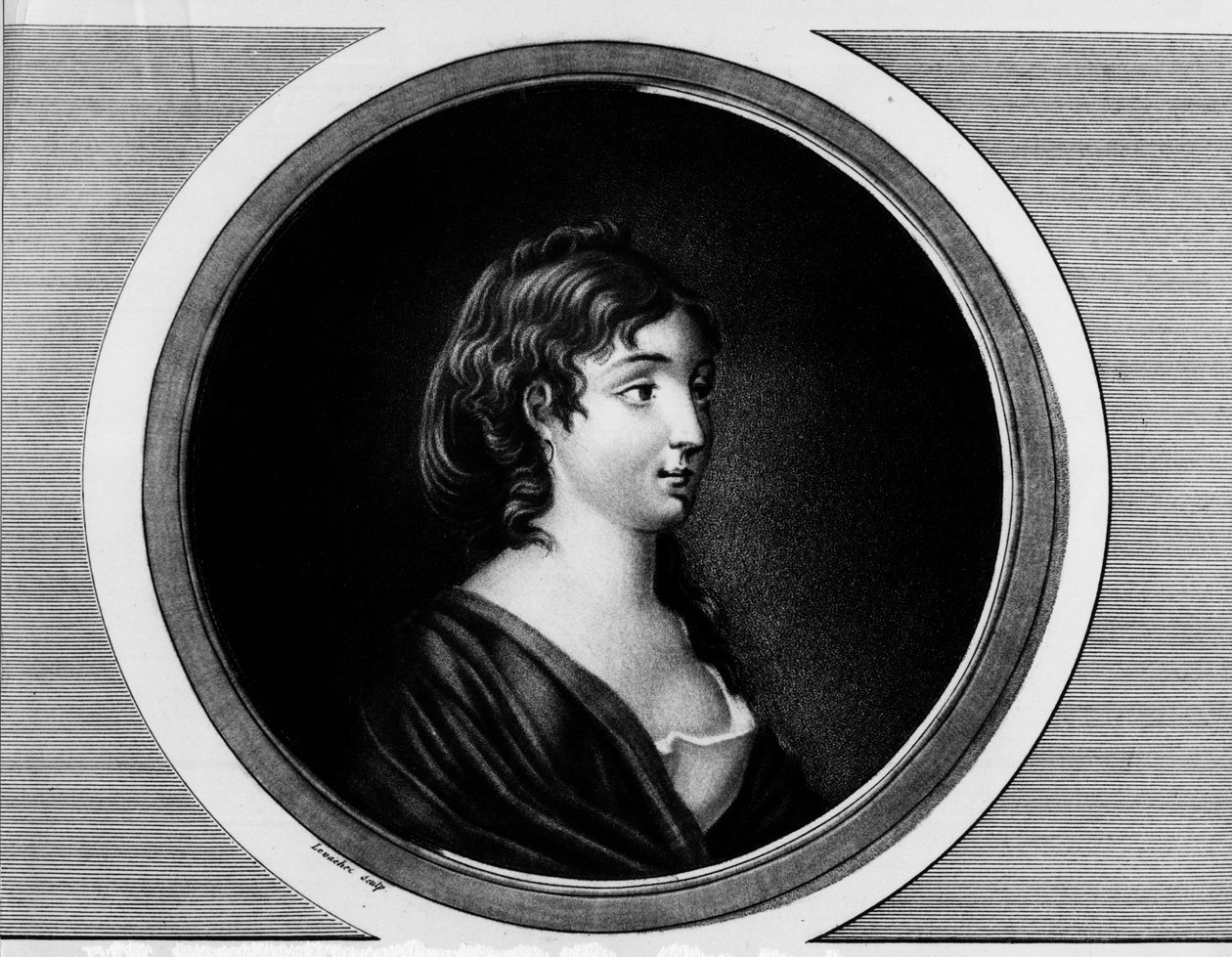 Porträt von Cecile-Aimee Renault von Unknown artist